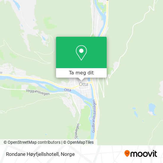 Rondane Høyfjellshotell kart