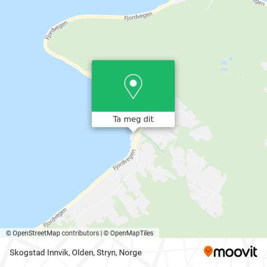 Skogstad Innvik, Olden, Stryn kart