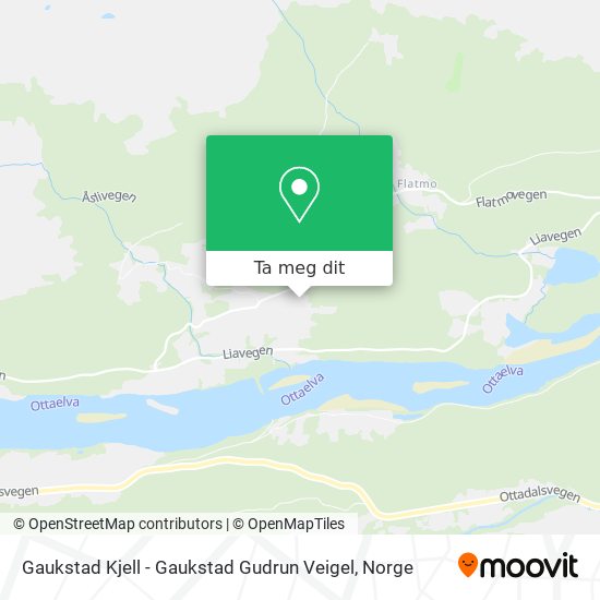 Gaukstad Kjell - Gaukstad Gudrun Veigel kart