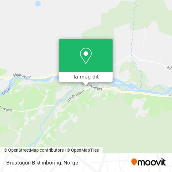 Brustugun Brønnboring kart