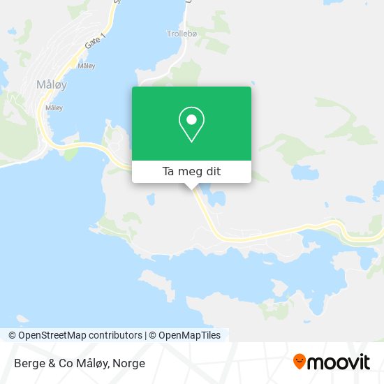 Berge & Co Måløy kart
