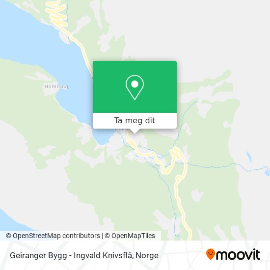 Geiranger Bygg - Ingvald Knivsflå kart