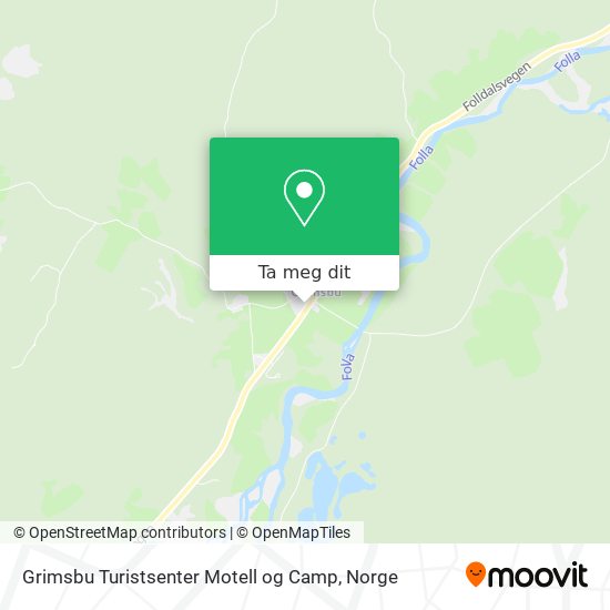 Grimsbu Turistsenter Motell og Camp kart
