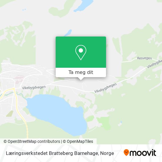 Læringsverkstedet Bratteberg Barnehage kart