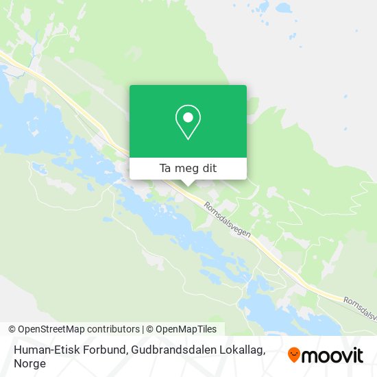 Human-Etisk Forbund, Gudbrandsdalen Lokallag kart