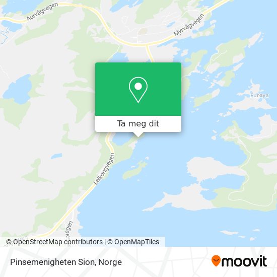 Pinsemenigheten Sion kart