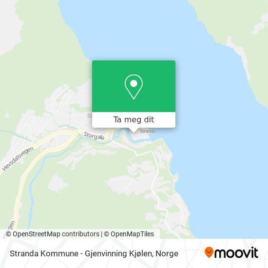 Stranda Kommune - Gjenvinning Kjølen kart