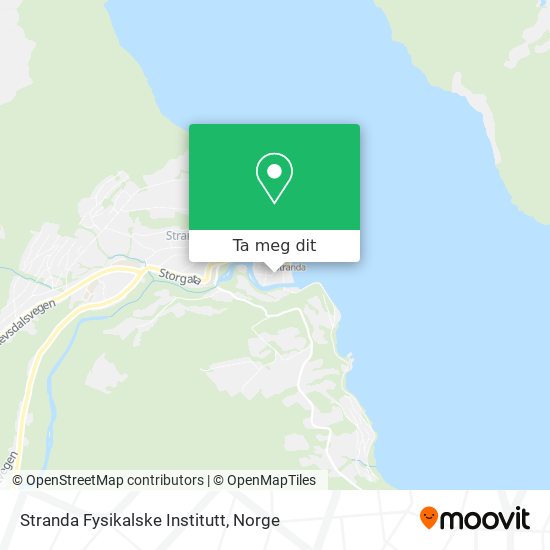 Stranda Fysikalske Institutt kart