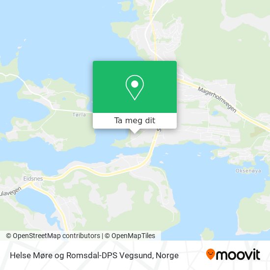 Helse Møre og Romsdal-DPS Vegsund kart