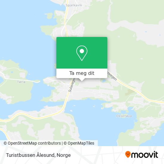 Turistbussen Ålesund kart