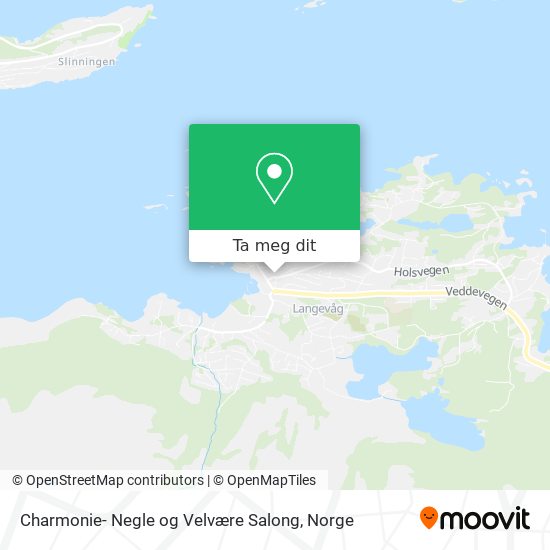 Charmonie- Negle og Velvære Salong kart