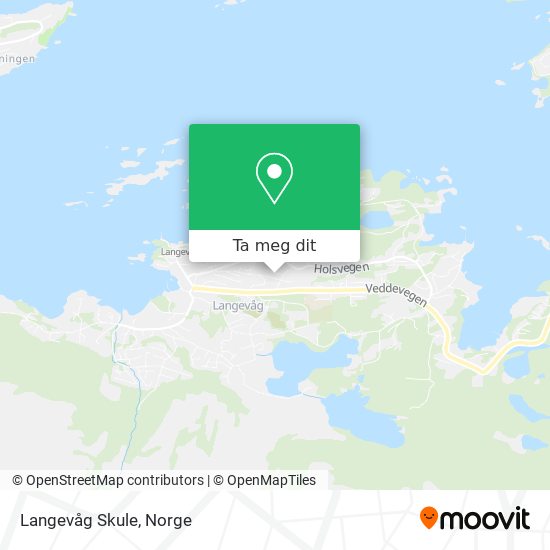 Langevåg Skule kart