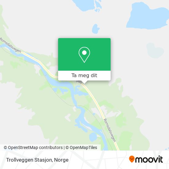 Trollveggen Stasjon kart