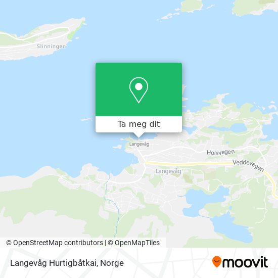 Langevåg Hurtigbåtkai kart