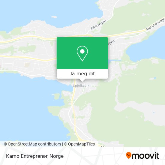 Kamo Entreprenør kart