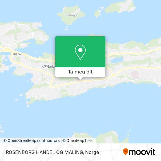 ROSENBORG HANDEL OG MALING kart
