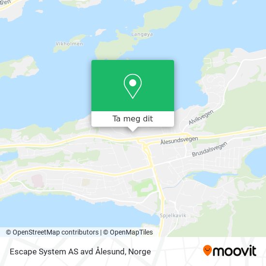 Escape System AS avd Ålesund kart