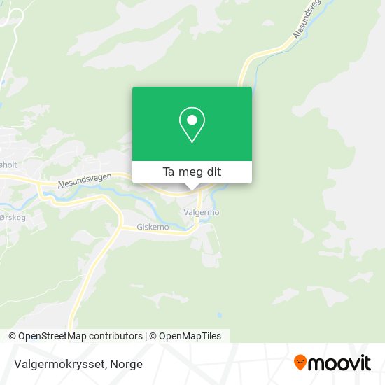 Valgermokrysset kart