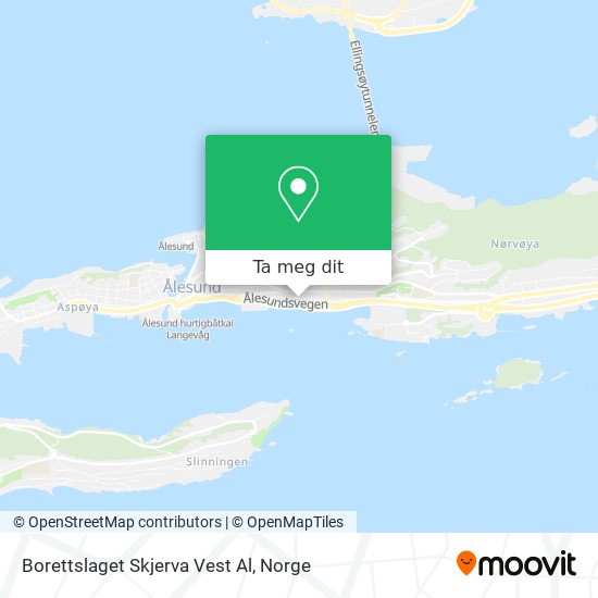 Borettslaget Skjerva Vest Al kart