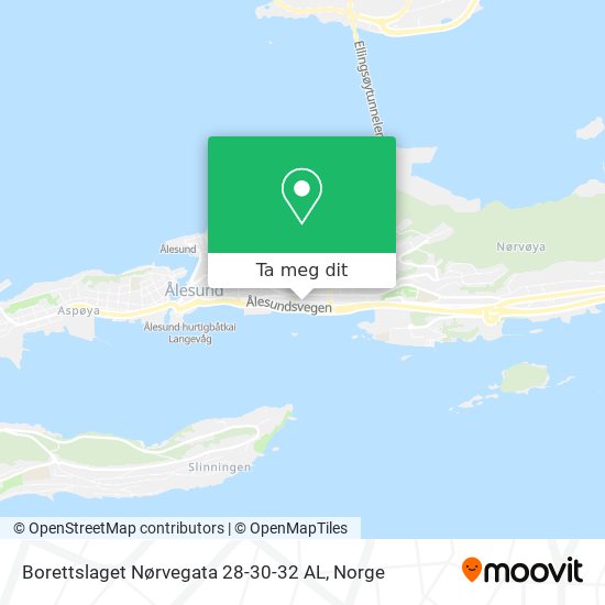 Borettslaget Nørvegata 28-30-32 AL kart