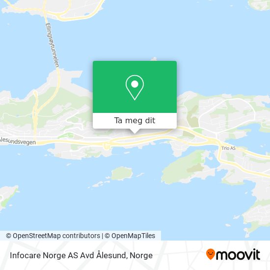 Infocare Norge AS Avd Ålesund kart