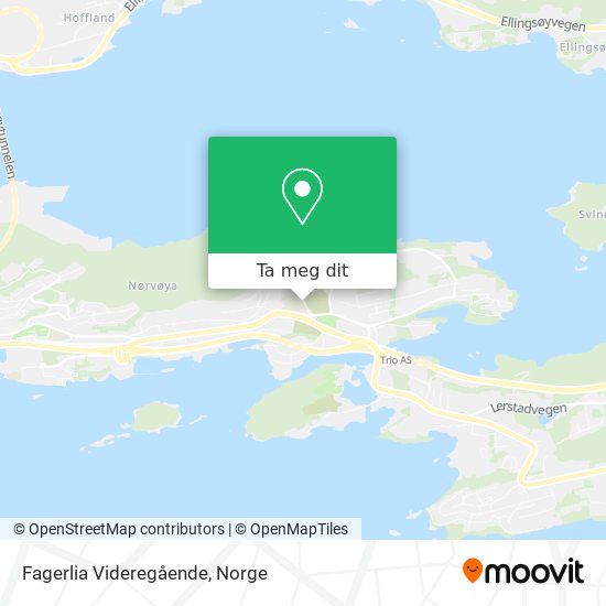 Fagerlia Videregående kart
