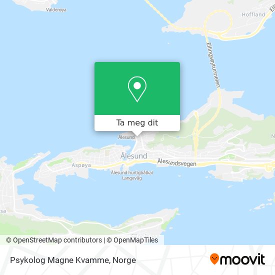 Psykolog Magne Kvamme kart