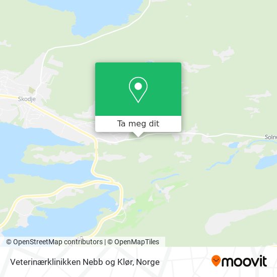 Veterinærklinikken Nebb og Klør kart