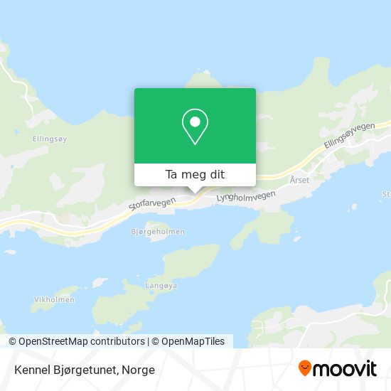 Kennel Bjørgetunet kart