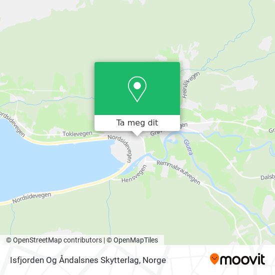 Isfjorden Og Åndalsnes Skytterlag kart