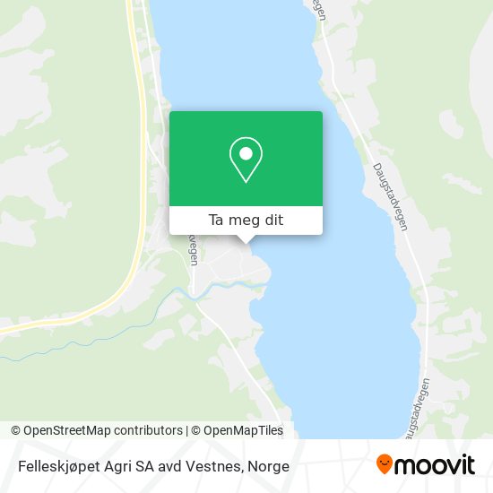 Felleskjøpet Agri SA avd Vestnes kart