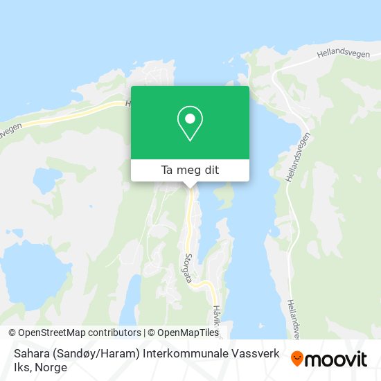 Sahara (Sandøy / Haram) Interkommunale Vassverk Iks kart