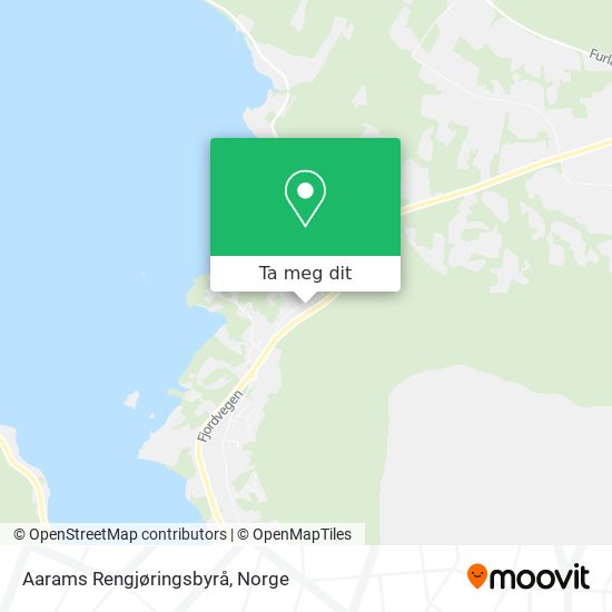 Aarams Rengjøringsbyrå kart