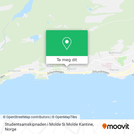 Studentsamskipnaden i Molde Si Molde Kantine kart
