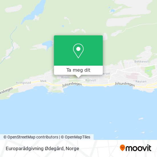 Europarådgivning Ødegård kart