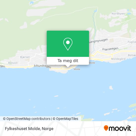 Fylkeshuset Molde kart
