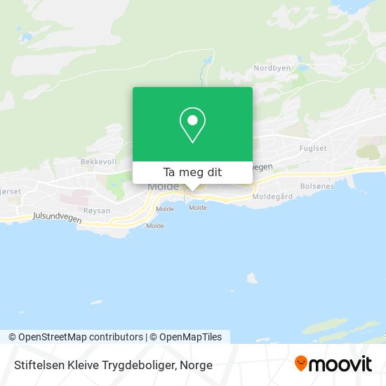 Stiftelsen Kleive Trygdeboliger kart