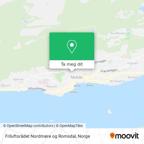 Friluftsrådet Nordmøre og Romsdal kart