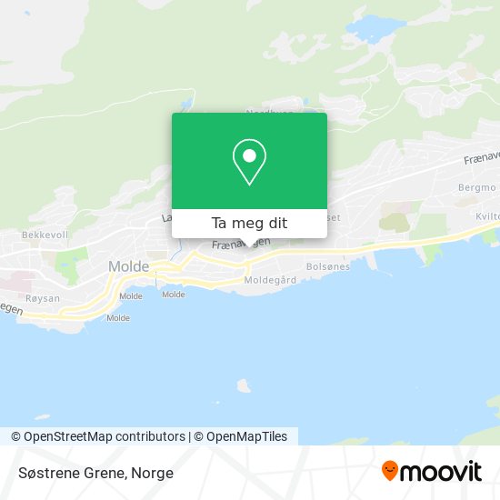 Søstrene Grene kart