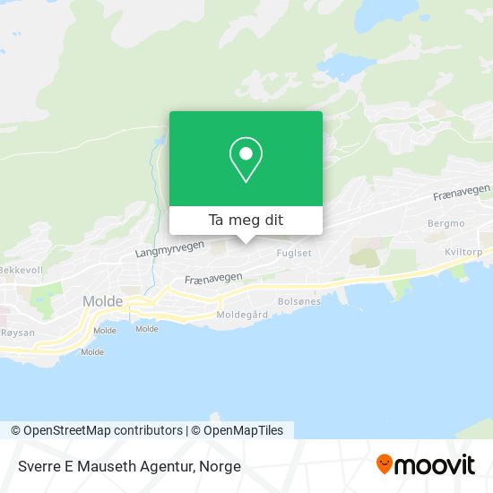 Sverre E Mauseth Agentur kart
