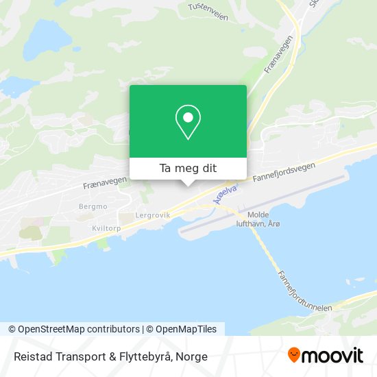 Reistad Transport & Flyttebyrå kart