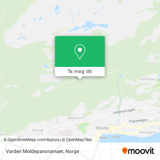 Varden Moldepanoramaet kart