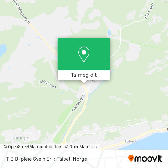 T B Bilpleie Svein Erik Talset kart