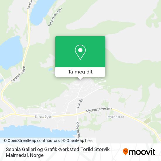 Sephia Galleri og Grafikkverksted Torild Storvik Malmedal kart