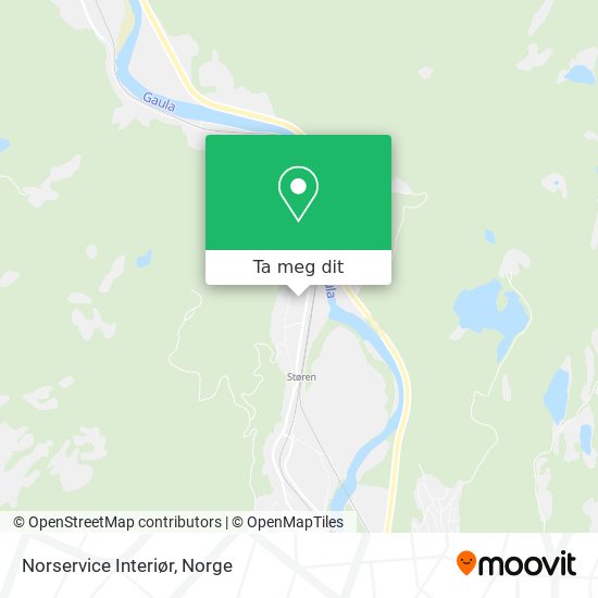 Norservice Interiør kart