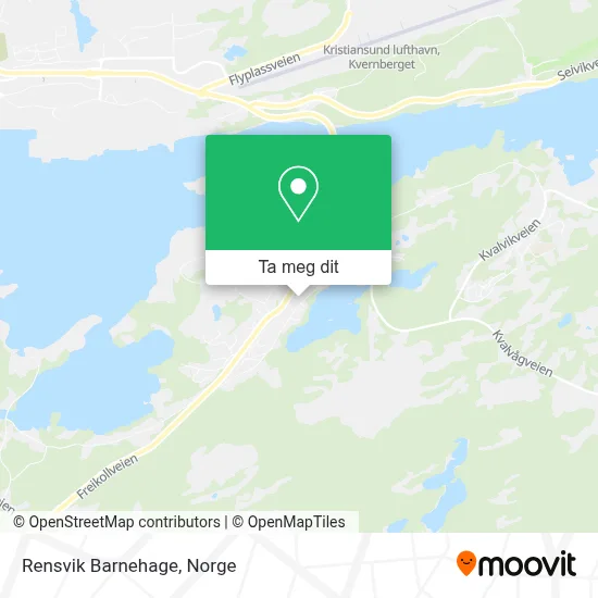 Rensvik Barnehage kart