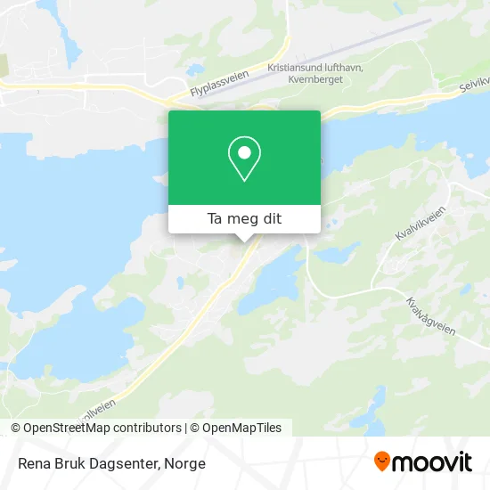 Rena Bruk Dagsenter kart