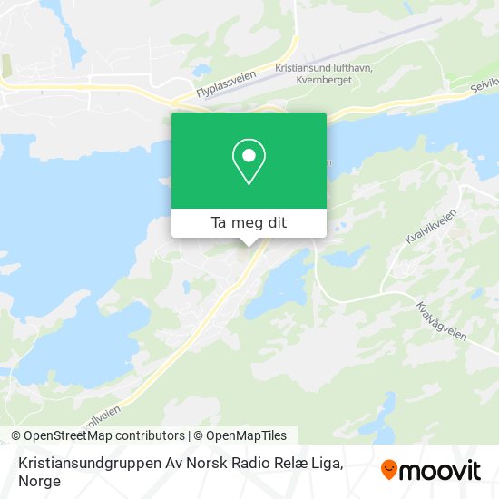 Kristiansundgruppen Av Norsk Radio Relæ Liga kart