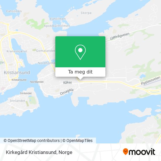 Kirkegård Kristiansund kart