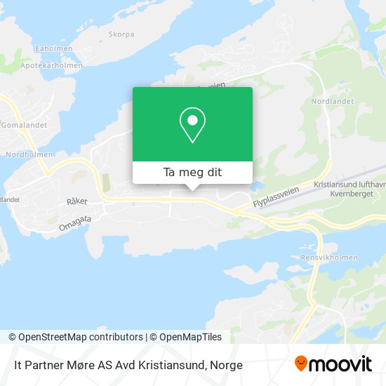 It Partner Møre AS Avd Kristiansund kart